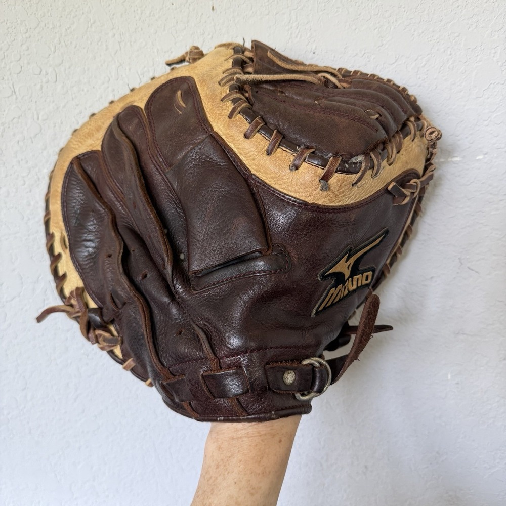 Mizuno GXC 93 Catchers Mitt Pro-Scoop Franchise Leather Baseball Glove 33.5" RHT